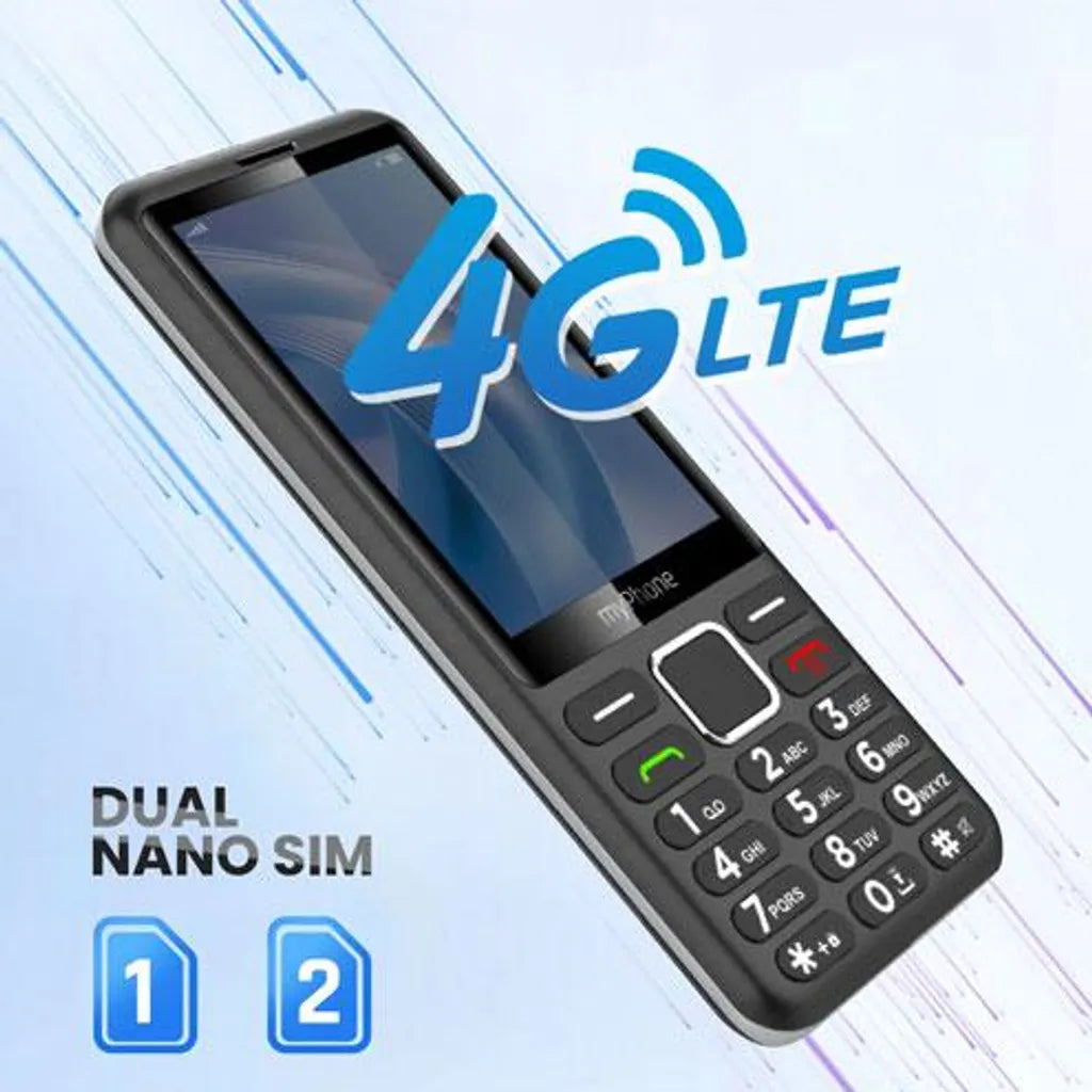 myPhone 3510 LTE Seniorentelefon – 4G, Dual-SIM, große Tasten