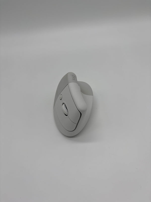 Logitech Lift für Mac Weiß – Kabellose Vertikale Ergonomische Maus