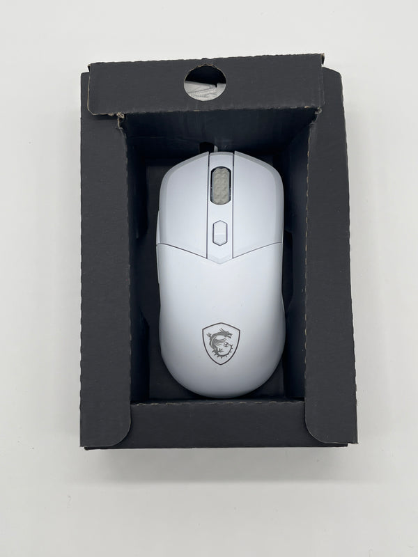 MSI VERSA 300 WIRELESS WHITE Gaming-Maus – 8000 DPI, 6 Tasten, RGB