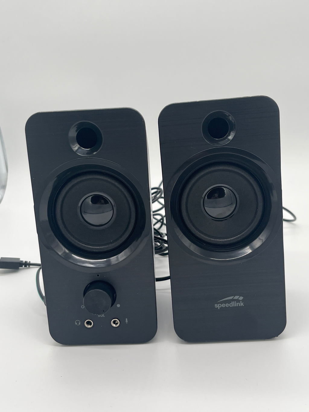 Speedlink DAROC Stereo PC-Lautsprecher 12W USB, 3,5mm AUX, schwarz