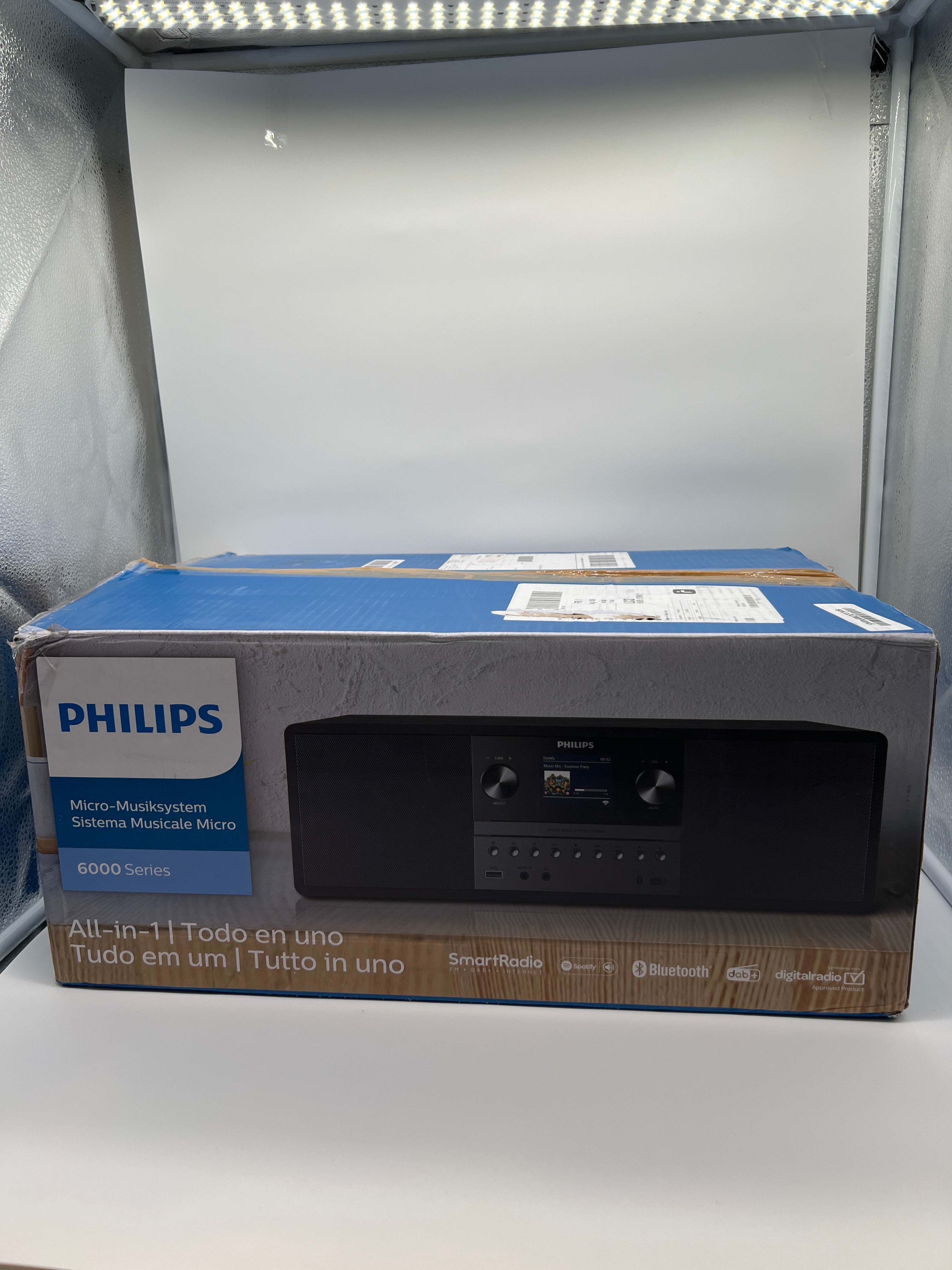 Philips TAM6805 Mini-Musikanlage 50W – Bluetooth, CD, DAB+, Internetradio