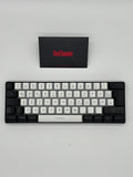 RedThunder Tastatur & Maus Set Schwarz/Weiß – QWERTY DE