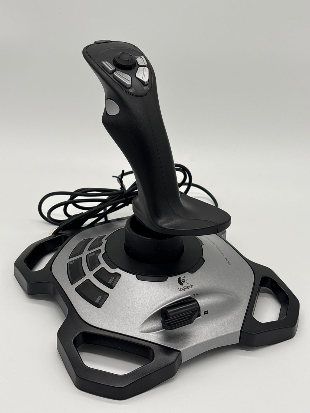 Logitech Extreme 3D Pro – Gaming-Joystick, Schwarz/Silber