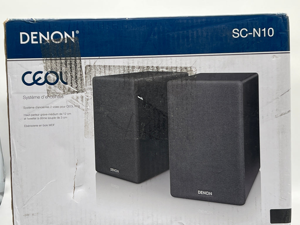 Denon SCN10 HiFi-Lautsprecher 2-Wege, 2x 65W – Schwarz