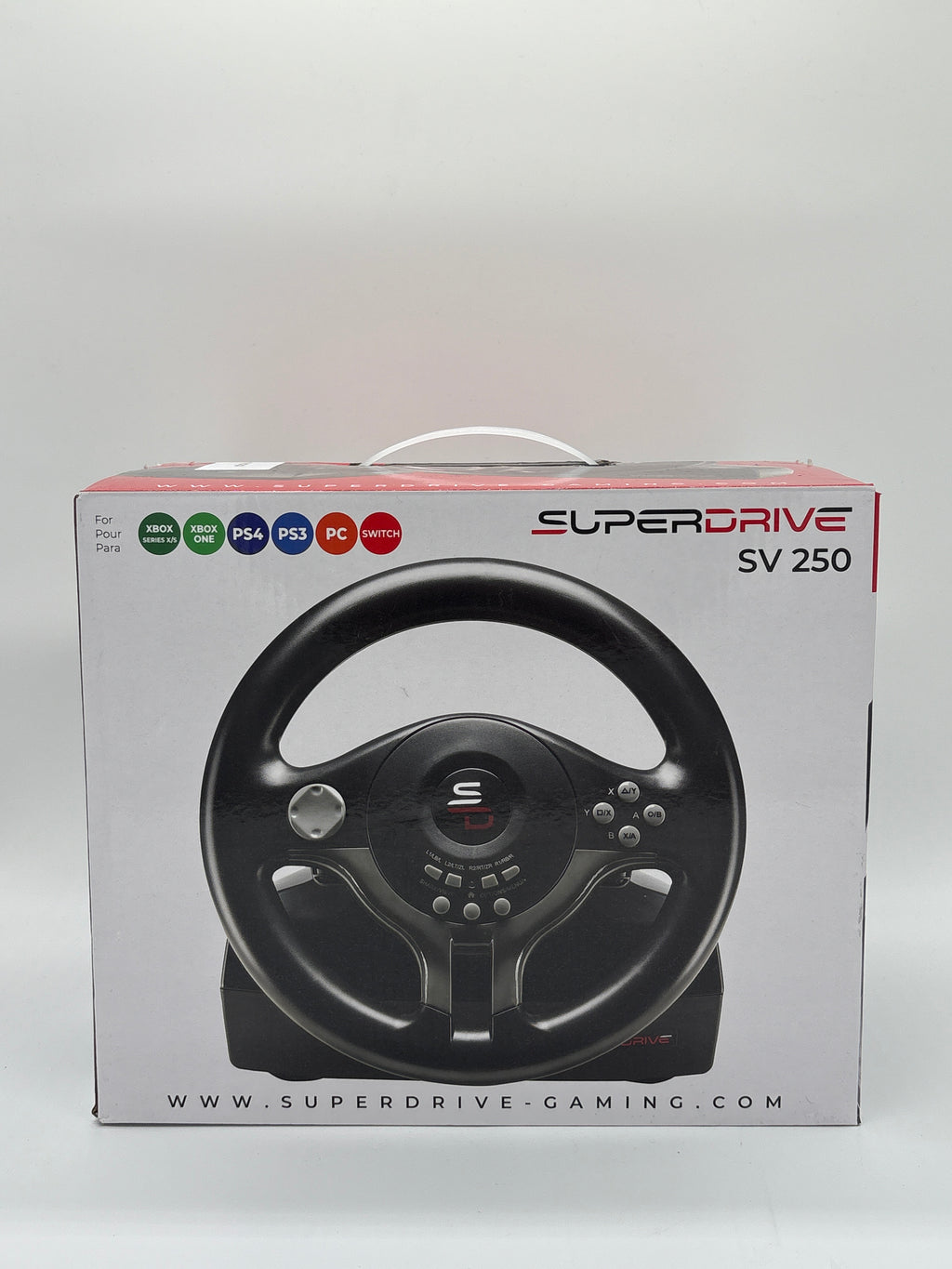 SUBSONIC Superdrive SV250 – Rennlenkrad für Switch 2, PS4, Xbox & PC