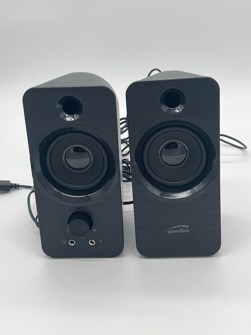 Speedlink DAROC Stereo PC-Lautsprecher 12W USB, 3,5mm AUX, schwarz