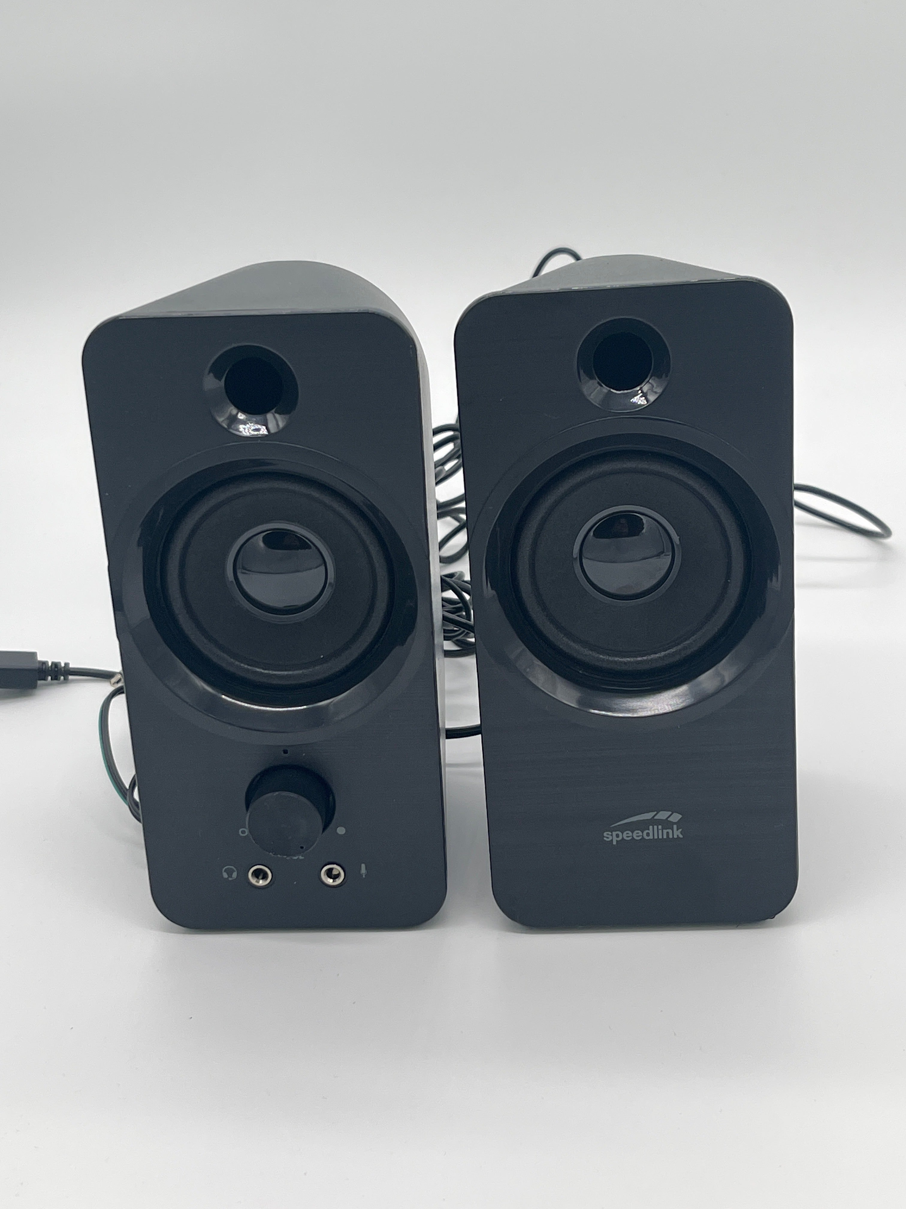 Speedlink DAROC Stereo PC-Lautsprecher 12W USB, 3,5mm AUX, schwarz
