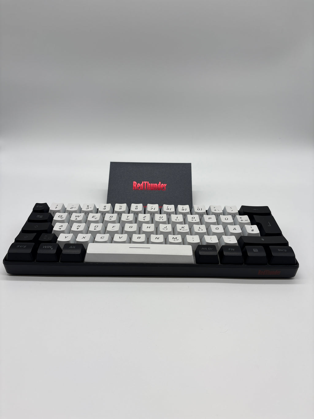RedThunder Tastatur & Maus Set Schwarz/Weiß – QWERTY DE