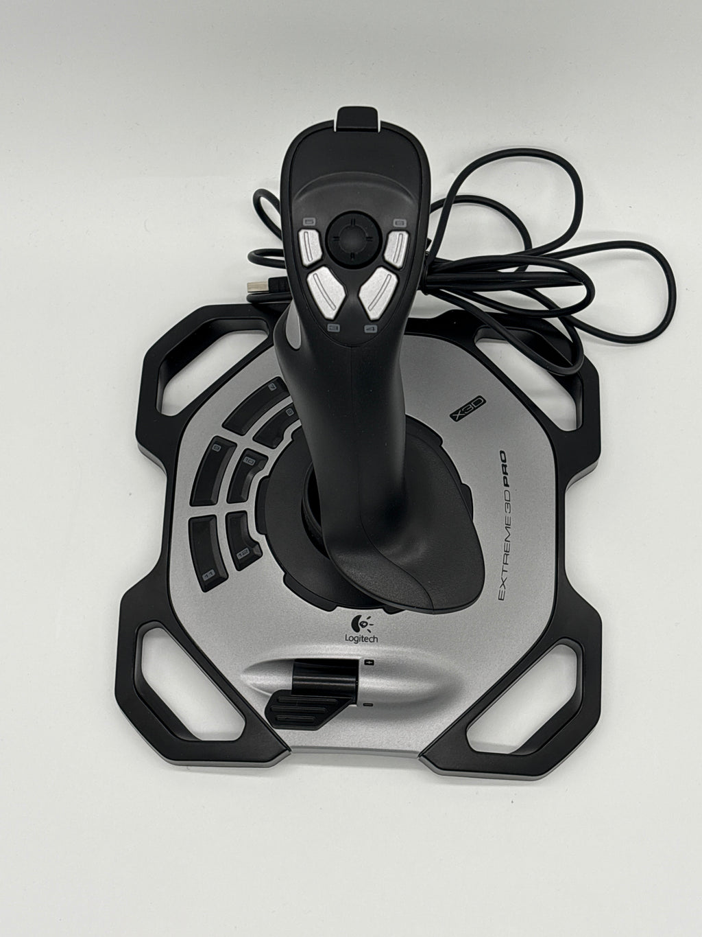 Logitech Extreme 3D Pro – Gaming-Joystick, Schwarz/Silber