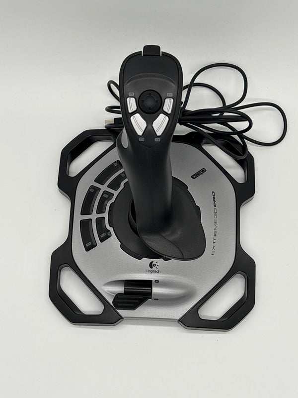 Logitech Extreme 3D Pro – Gaming-Joystick, Schwarz/Silber