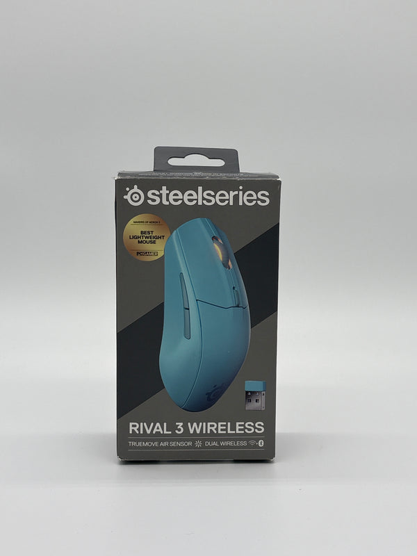 SteelSeries Rival 3 Wireless Gen 2 – Kabellose Gaming-Maus Aqua