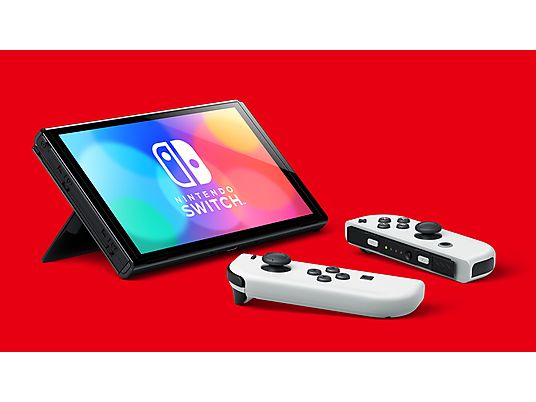 Nintendo Switch OLED Mega Bundle – Konsole + 2 Spiele + Joy-Con