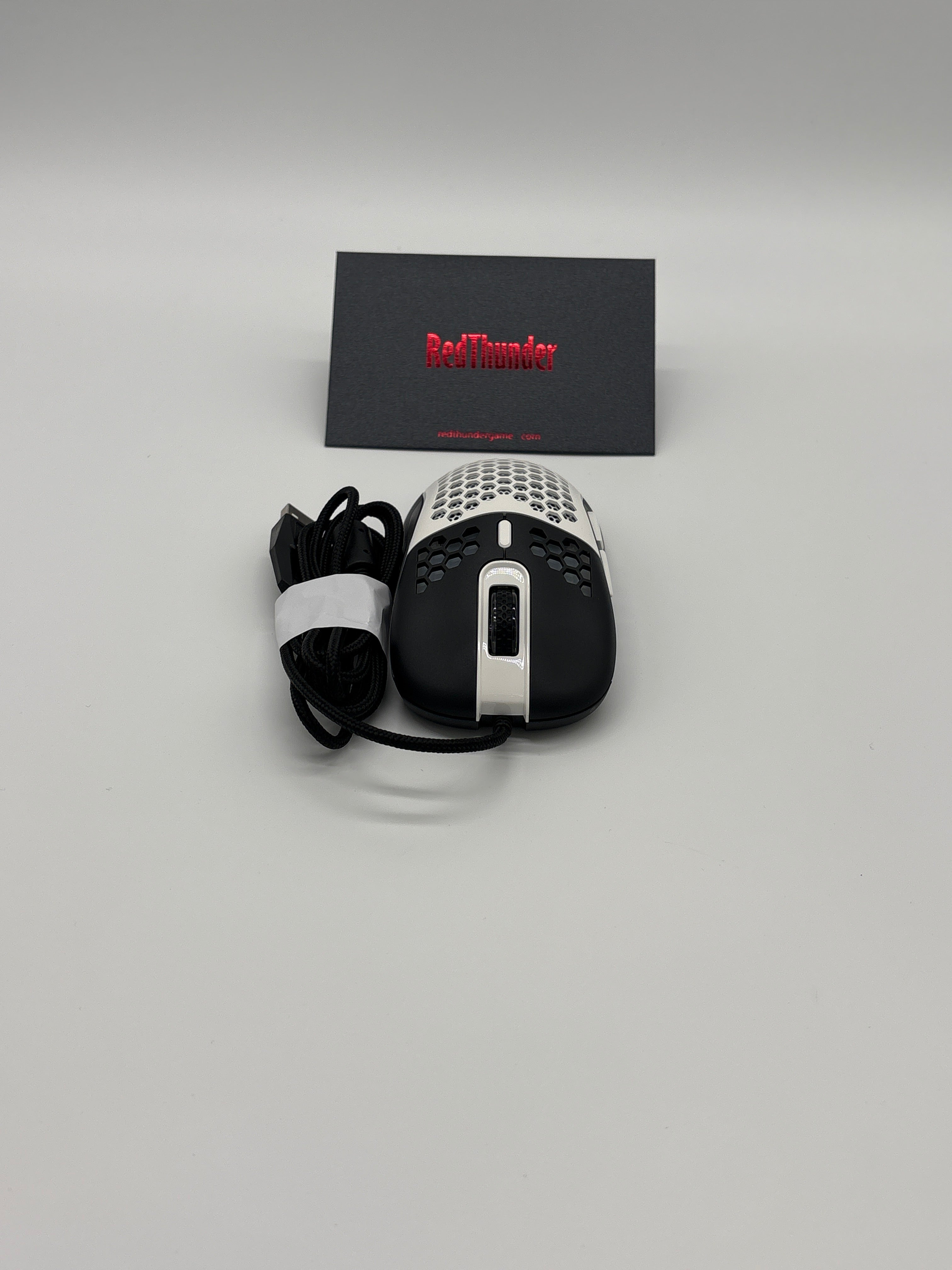 RedThunder Tastatur & Maus Set Schwarz/Weiß – QWERTY DE
