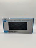 HP 350 Kabellose Bluetooth-Tastatur – Mehrgeräte, QWERTZ, Schwarz