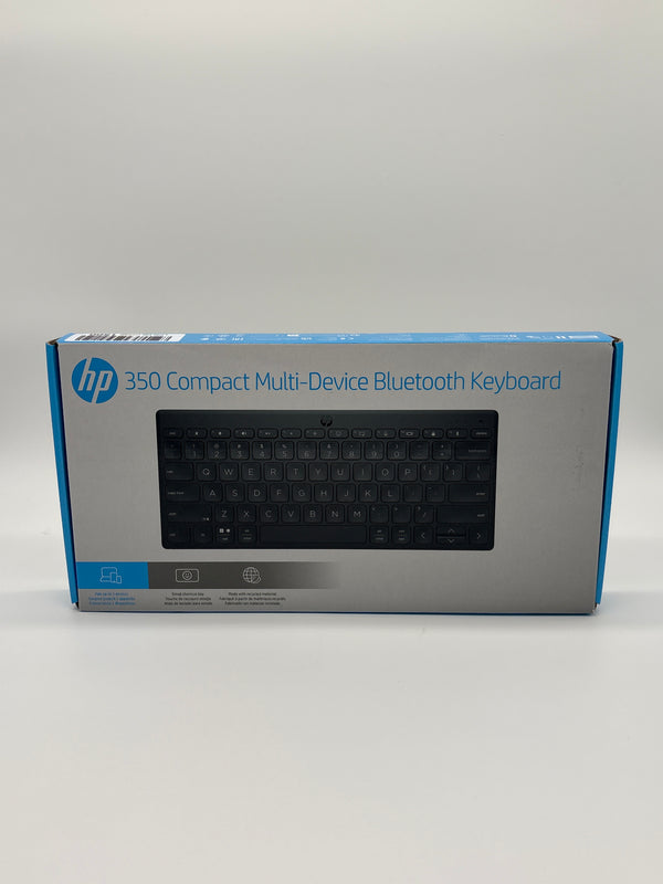 HP 350 Kabellose Bluetooth-Tastatur – Mehrgeräte, QWERTZ, Schwarz