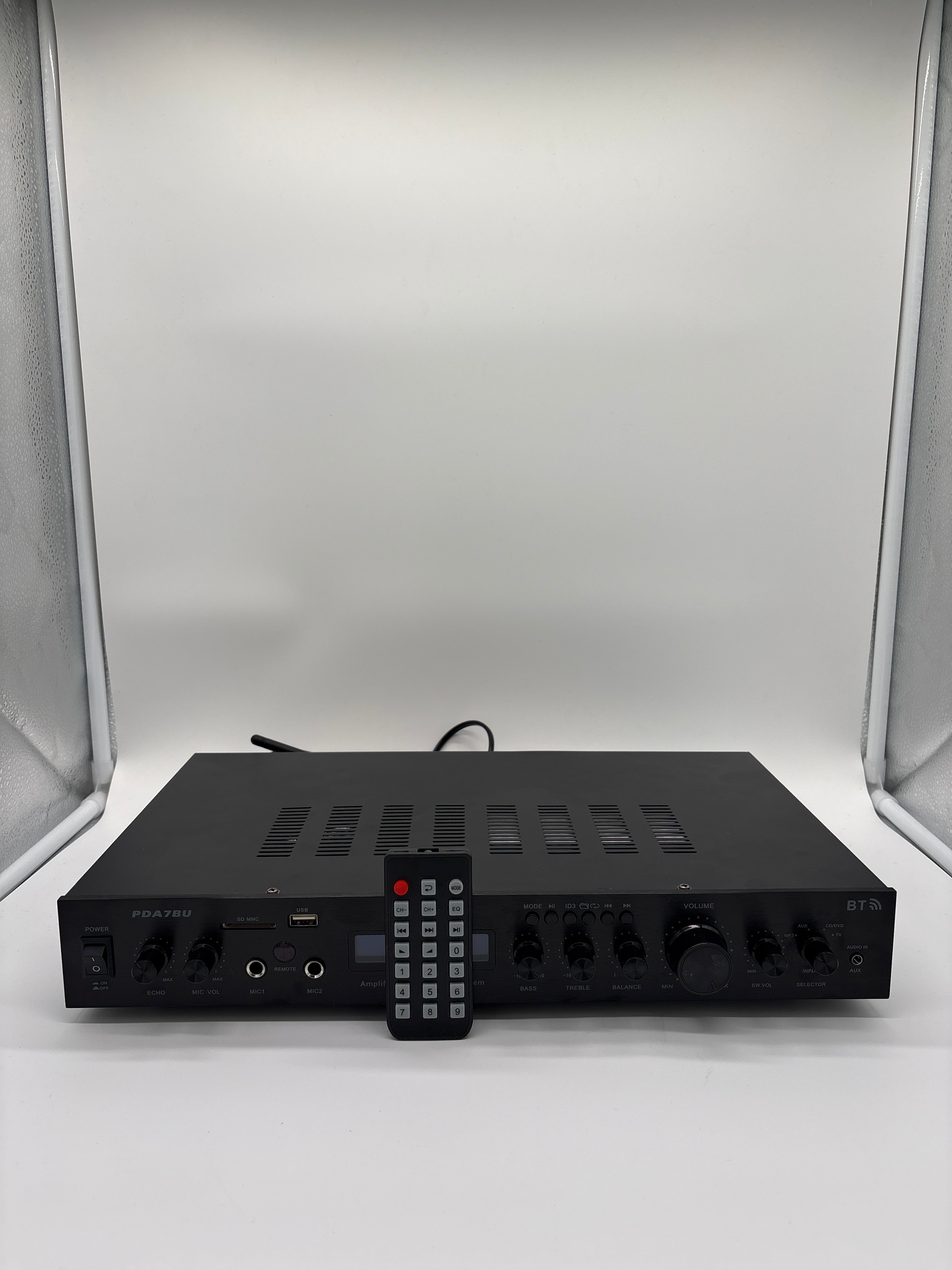 Pyle 5-Kanal Bluetooth Rack-Verstärker 200W – Schwarz