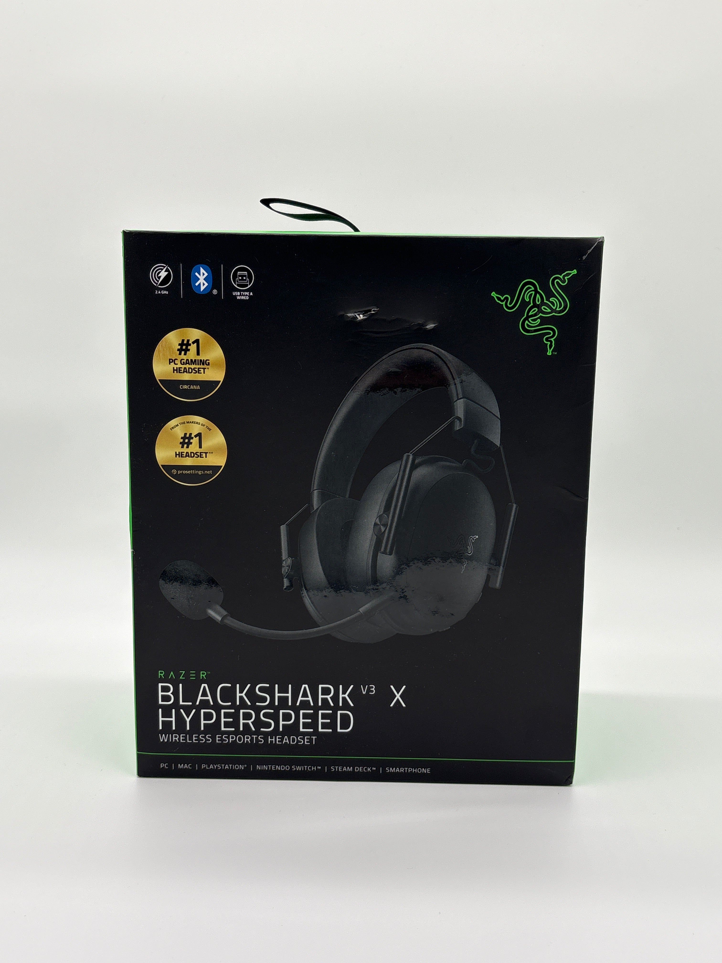 Razer BlackShark V3 X HyperSpeed – Kabelloses Gaming-Headset, Schwarz