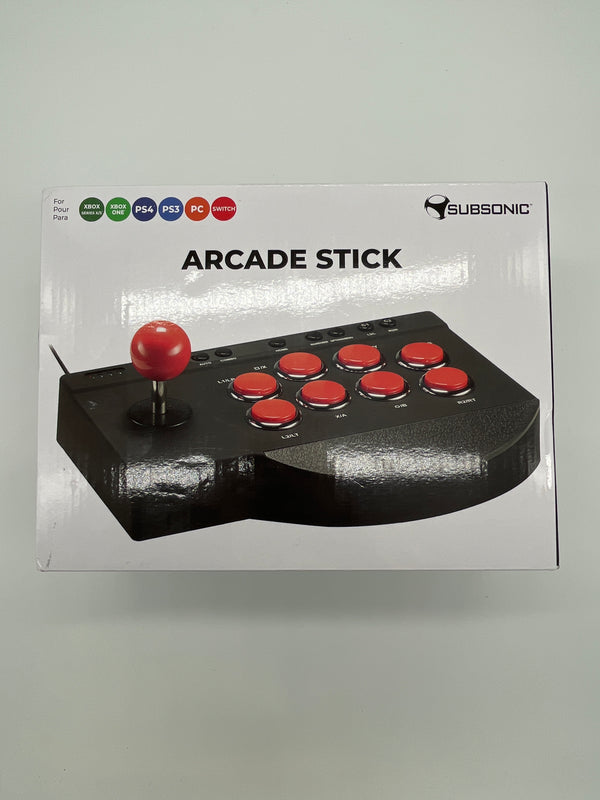 Subsonic Arcade Joystick – PS4, Xbox Series X/S, One, PC, PS3