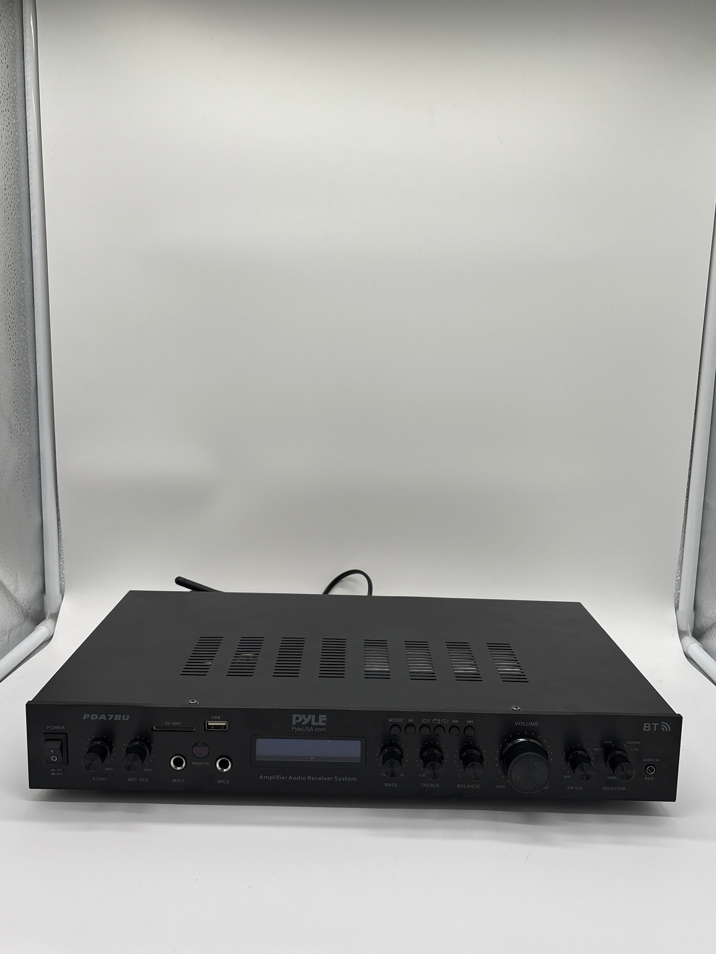 Pyle 5-Kanal Bluetooth Rack-Verstärker 200W – Schwarz