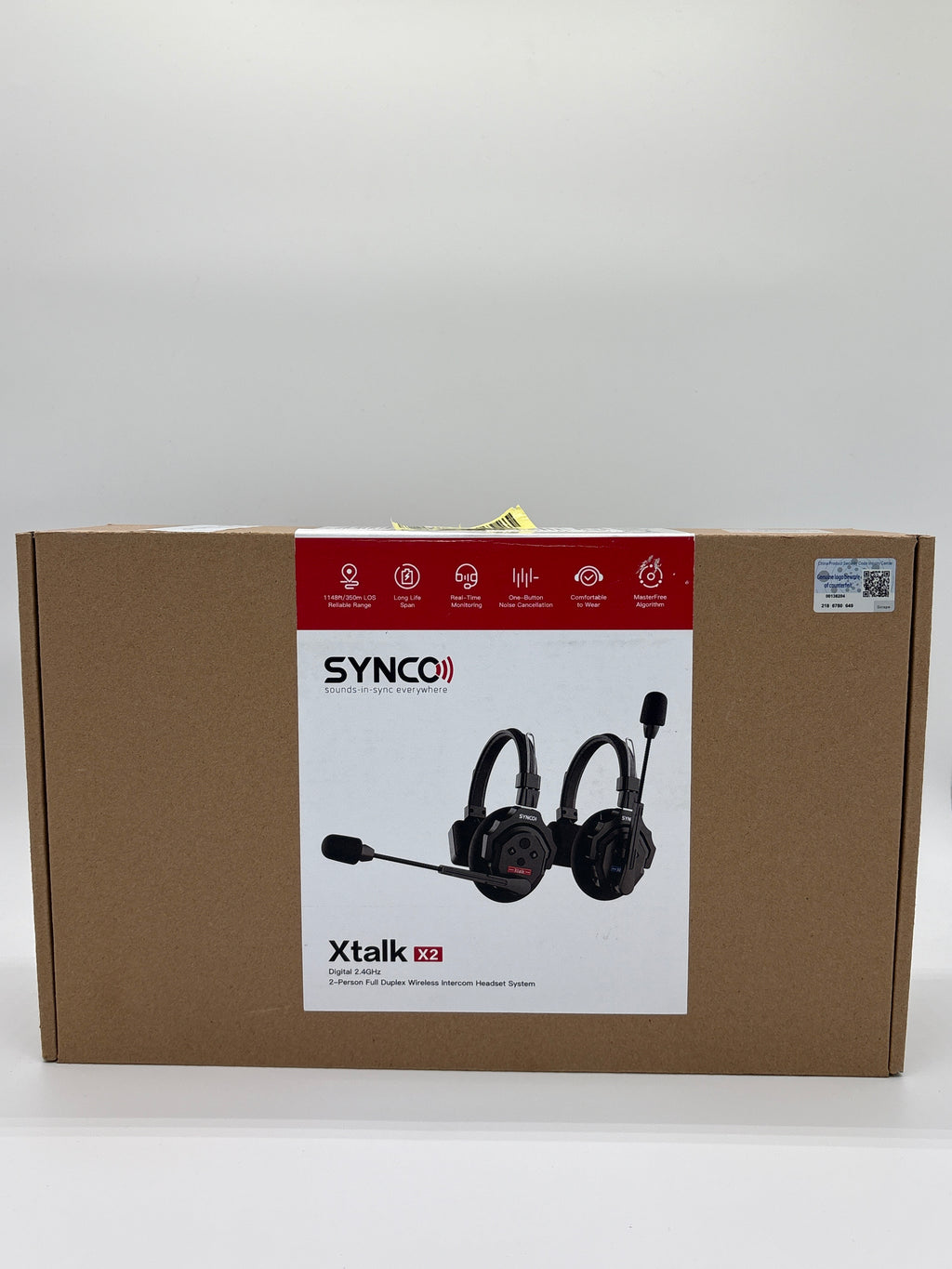 SYNCO XTALK X2 – Wireless Intercom Headset 2,4GHz – 2-User Set