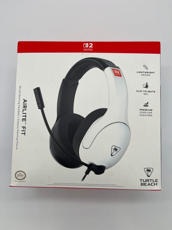 Turtle Beach Airlite Fit Gaming-Headset – Schwarz/Weiß (Nintendo Switch)