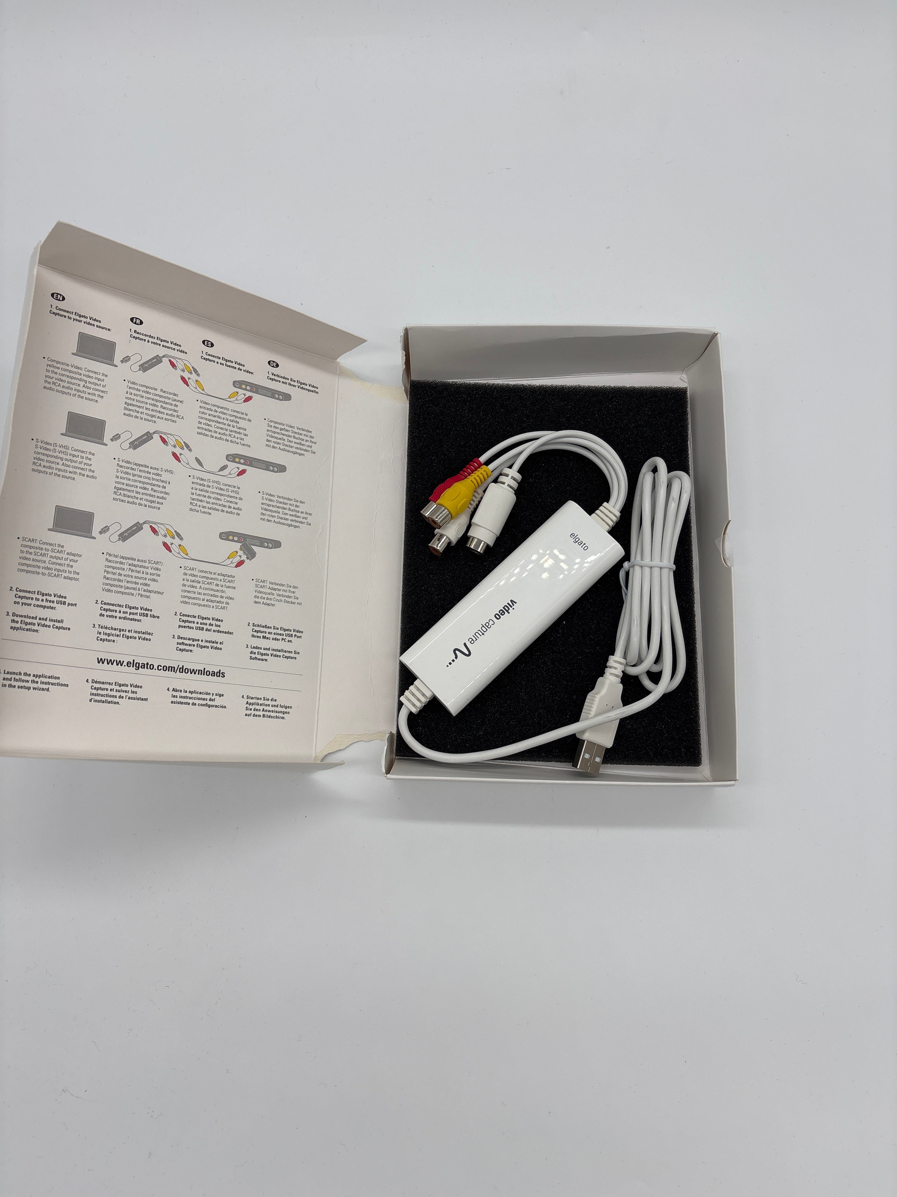 Elgato Video Capture – USB 2.0 Analog-Digital-Wandler für Mac, Windows & iPad