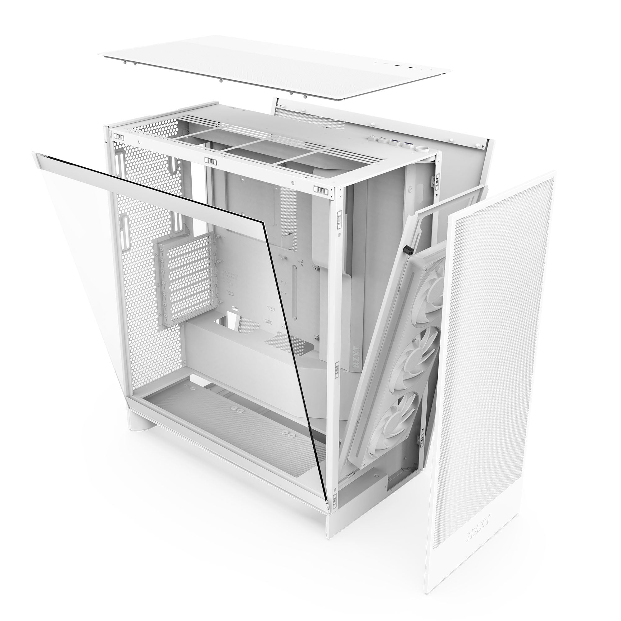 NZXT H7 Flow 2024 – ATX Midi-Tower | Airflow |Weiß