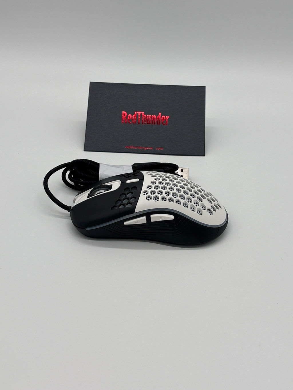 RedThunder Tastatur & Maus Set Schwarz/Weiß – QWERTY DE