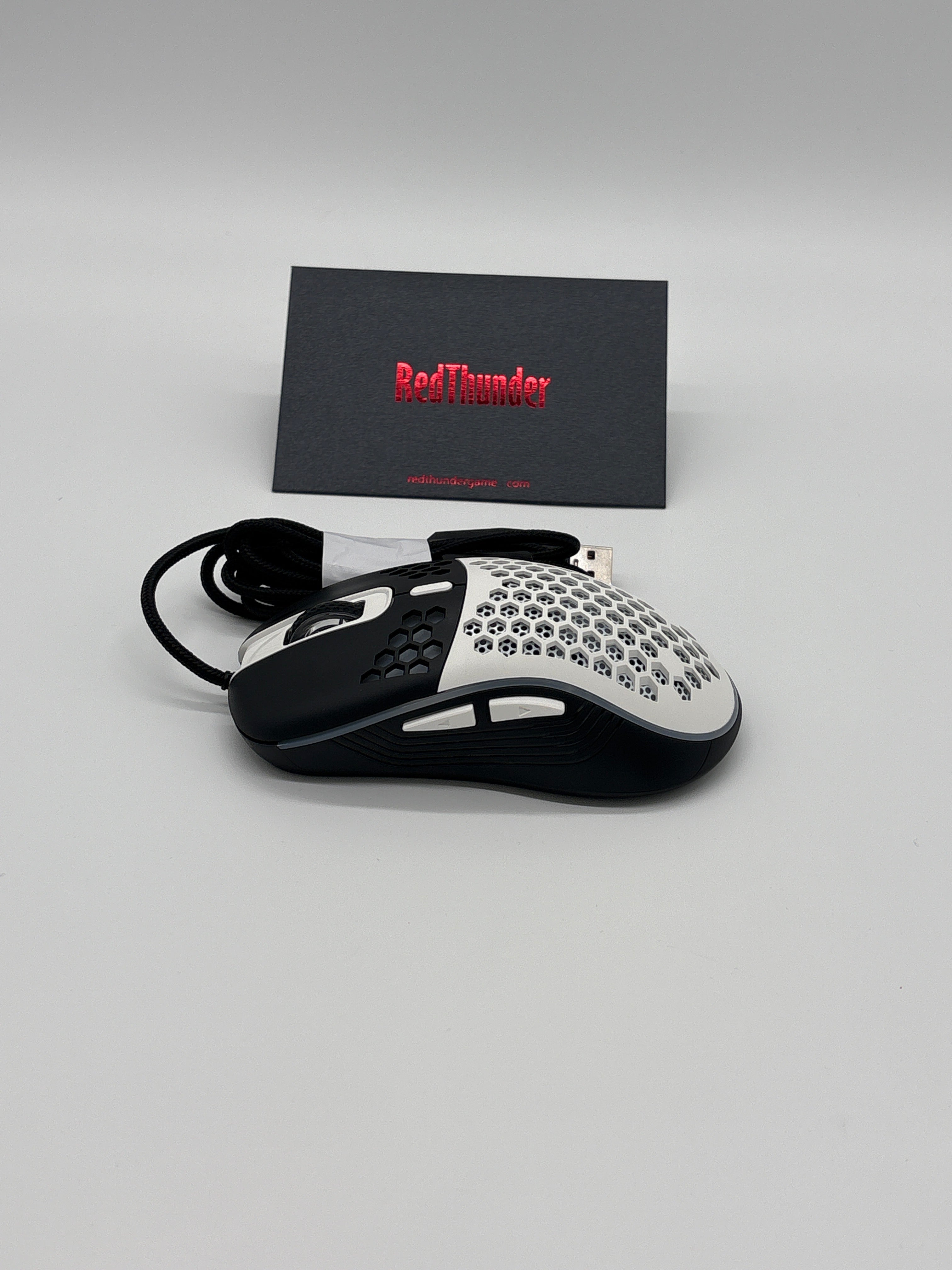 RedThunder Tastatur & Maus Set Schwarz/Weiß – QWERTY DE