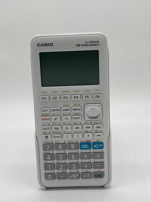 Casio FX-9860GIII – Grafikrechner, Monochrom, Weiß