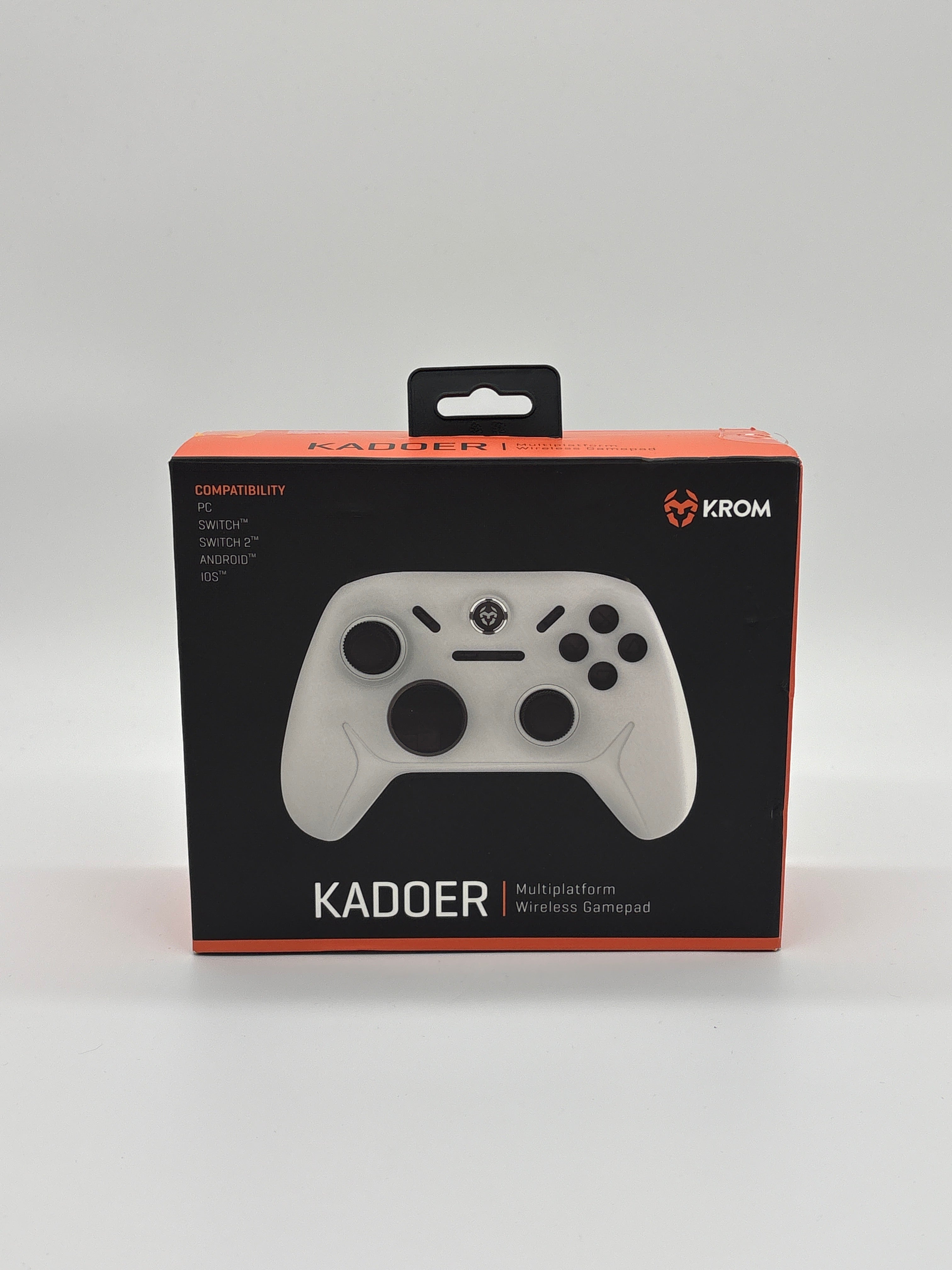 KROM KADOE Wireless Bluetooth 5.0 Controller – 15 Tasten, Dual-Vibration, 187g