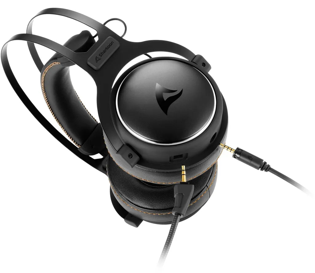 ( 2 stück )Sharkoon Skiller SGH50 Gaming Headset (2er Set) – Hi-Res Audio, Schwarz und das zweite ist weiß (ohne mic)