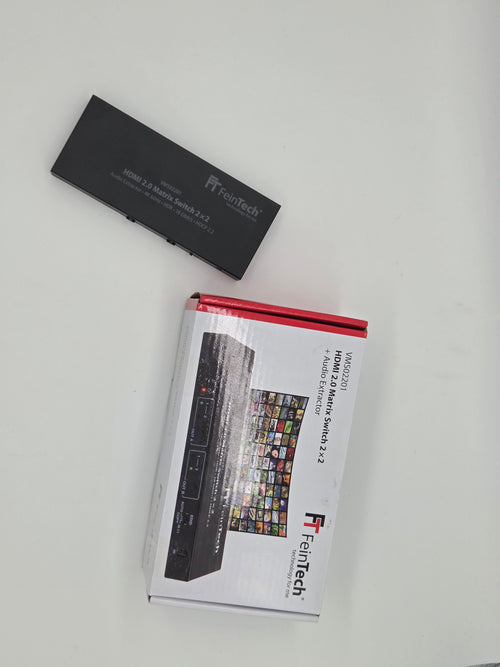 FeinTech VMS02201 HDMI 2.0 Matrix-Switch 2x2 4K HDR