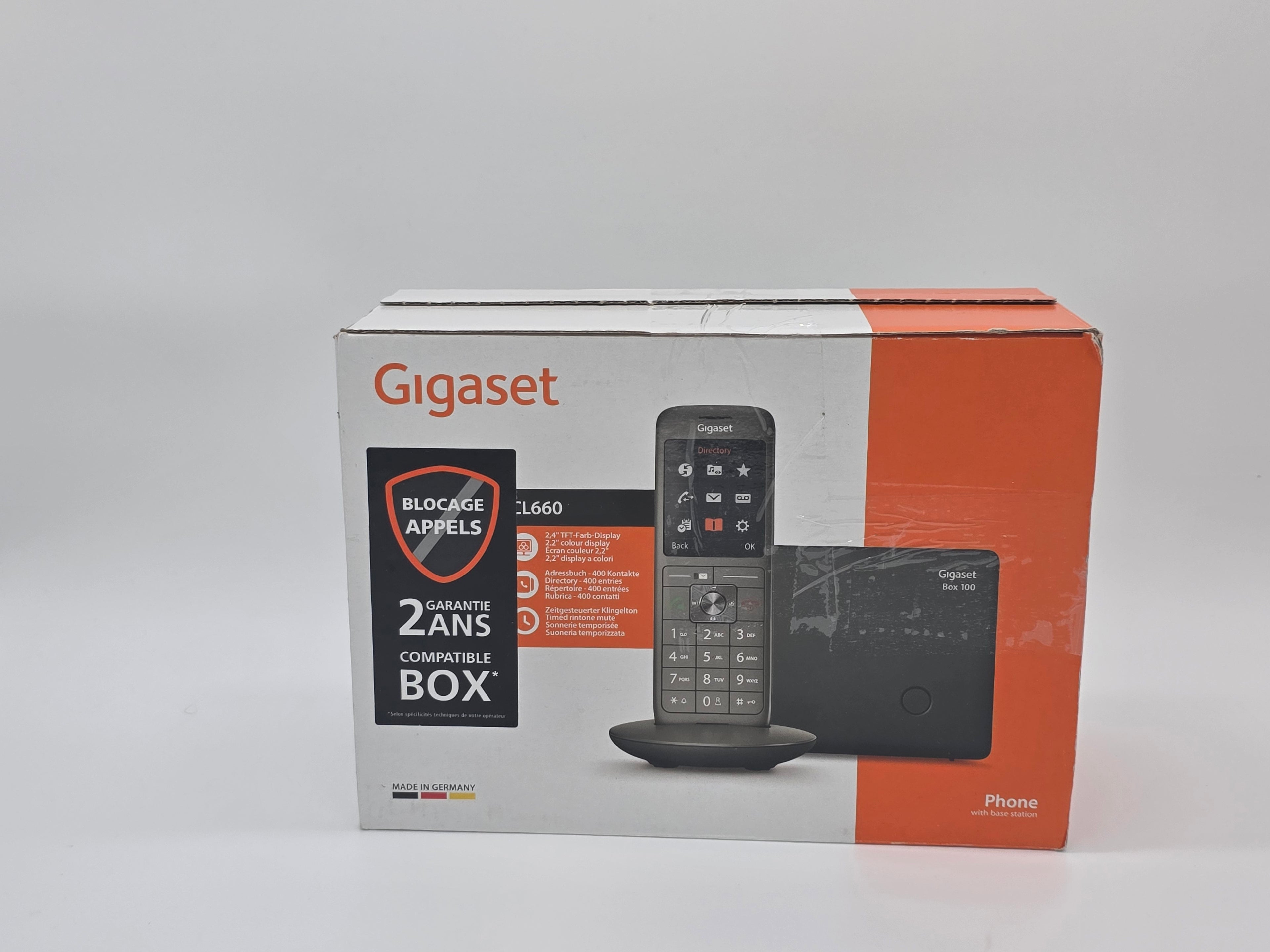 Gigaset CL660 Solo – Schnurloses Festnetztelefon, Anthrazit