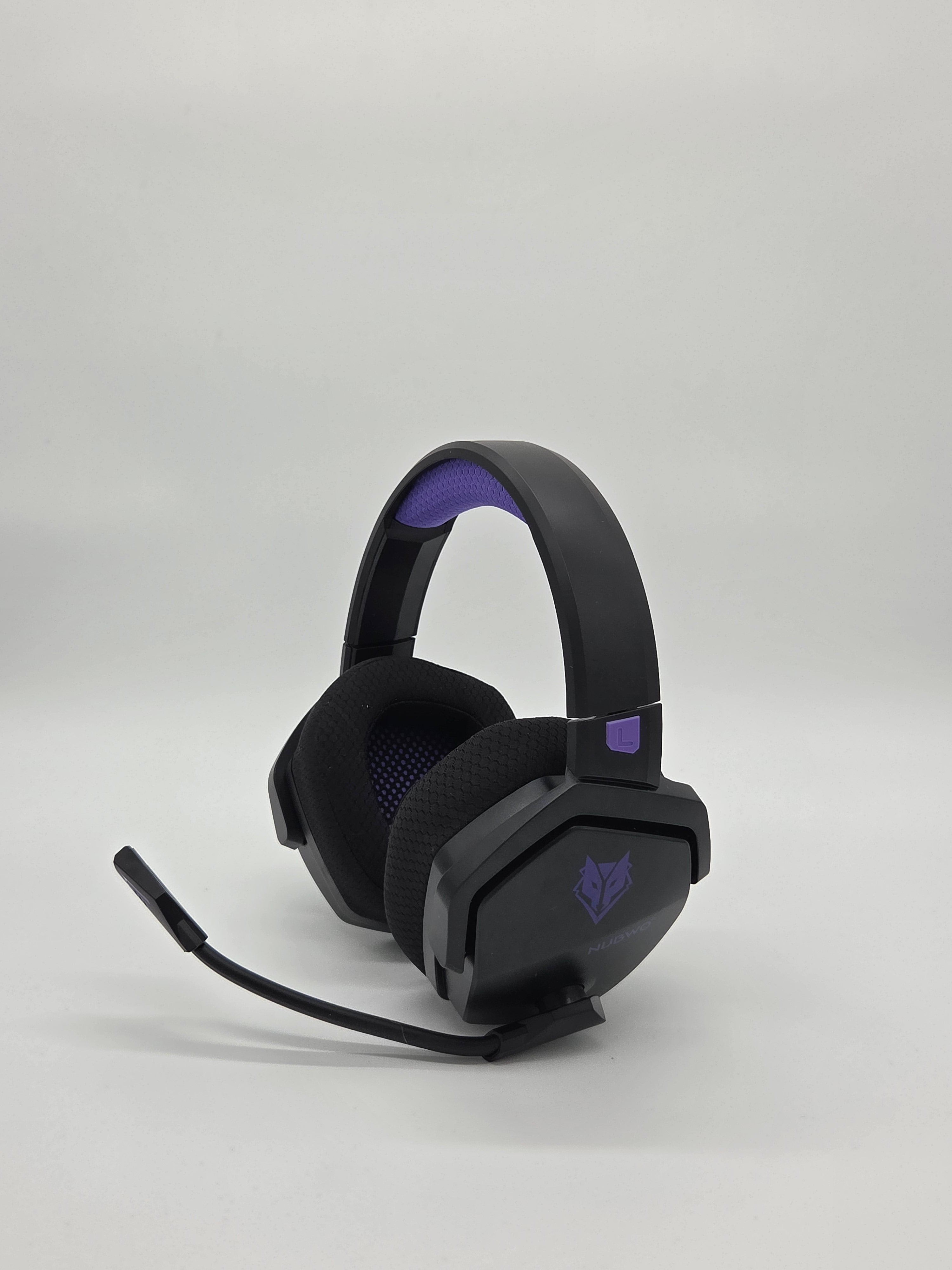 NUBWO G06 Wireless Gaming Headset – 2,4 GHz & Bluetooth, 100h, Lila