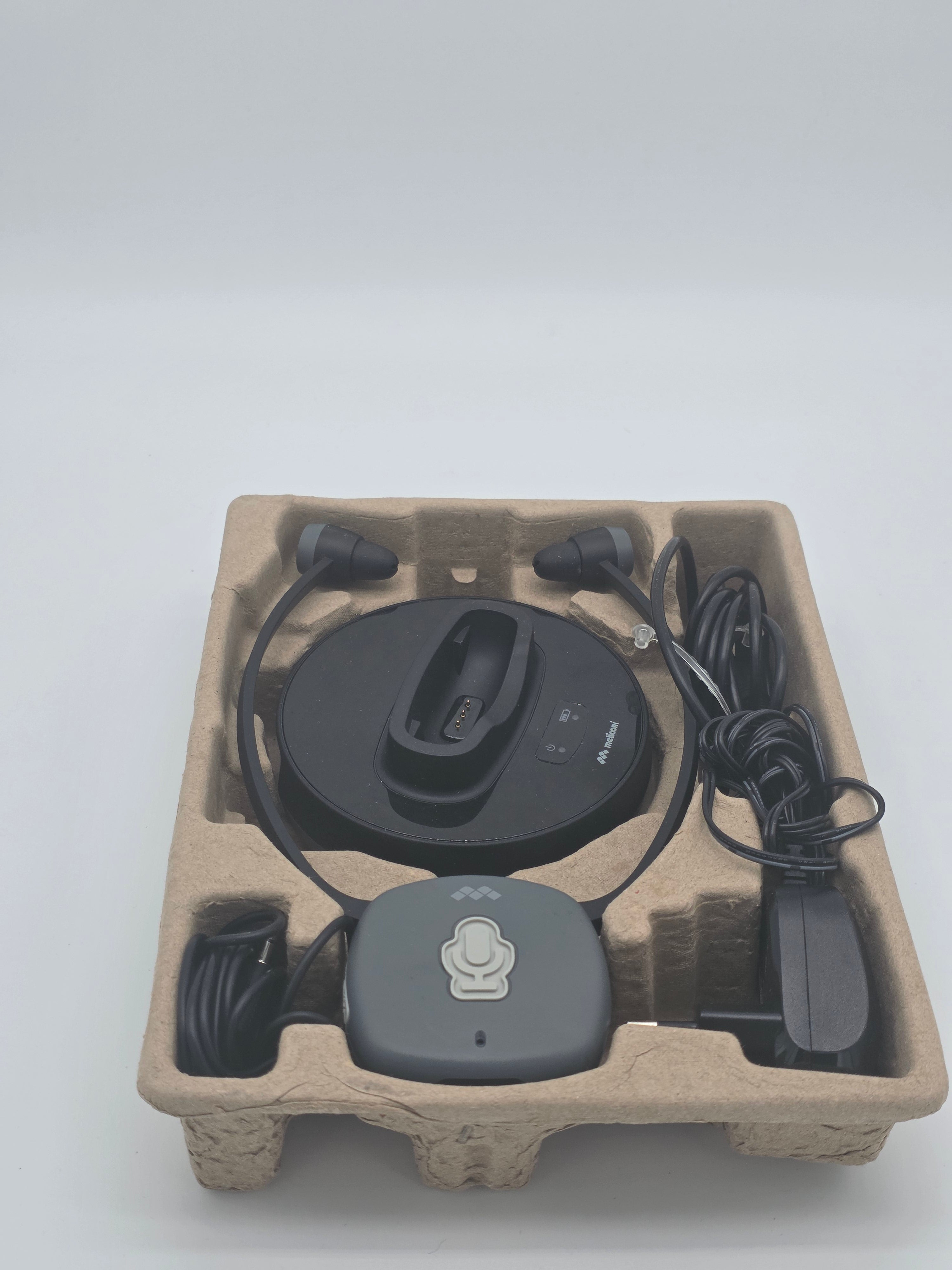 Meliconi EASY Audio Wireless Kopfhörer, Black & Grey