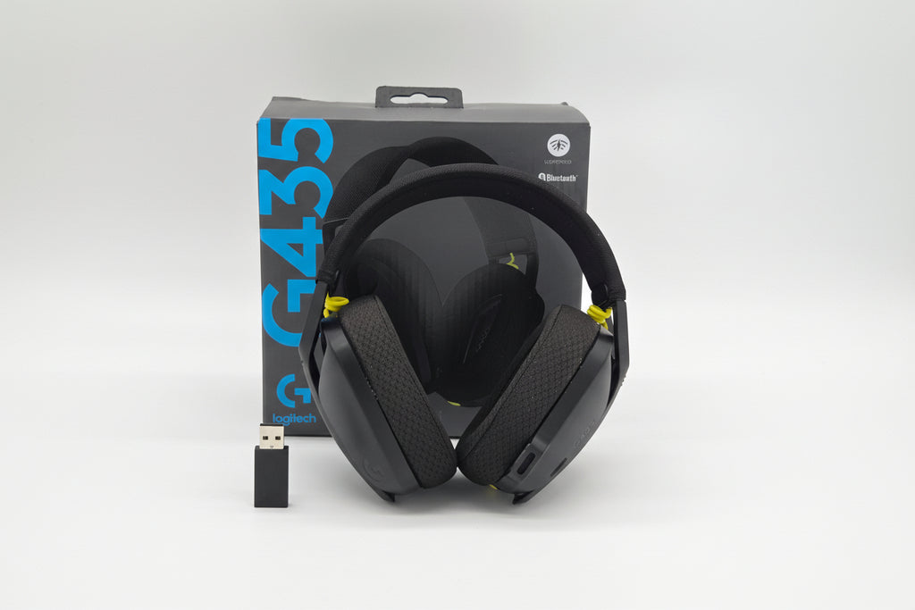 Logitech G G435 LIGHTSPEED Gaming-Headset – Kabellos & Bluetooth, 18h Akku, Dolby Atmos – Schwarz