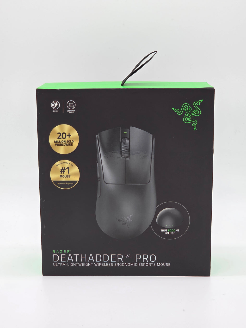 Razer DeathAdder V4 Pro – Kabellose Esports-Maus | 56 g | 45K Sensor | Schwarz