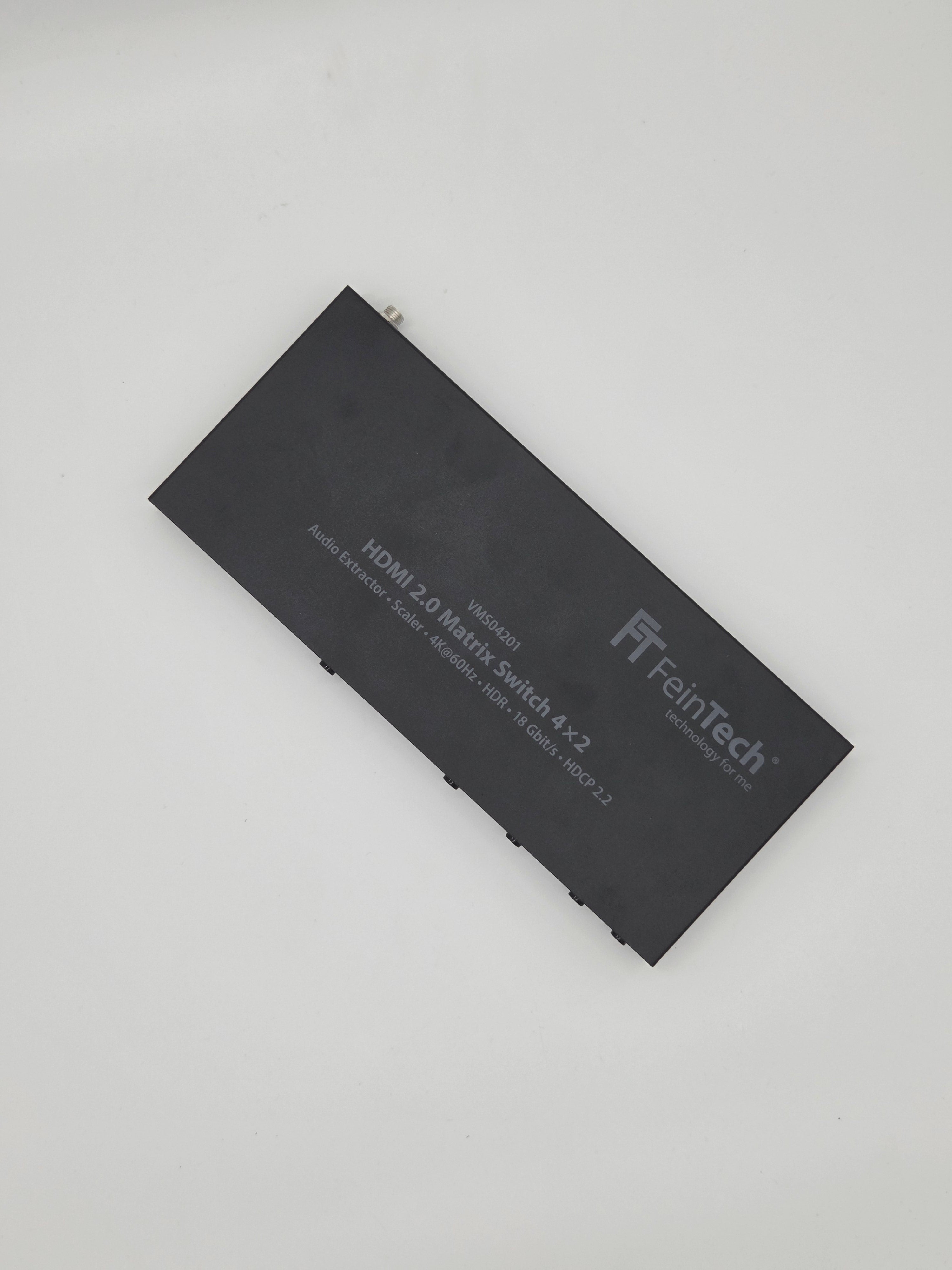 FeinTech VMS04201 HDMI 4x2 Matrix-Switch | 4K 60Hz HDR | Audio-Extraktor
