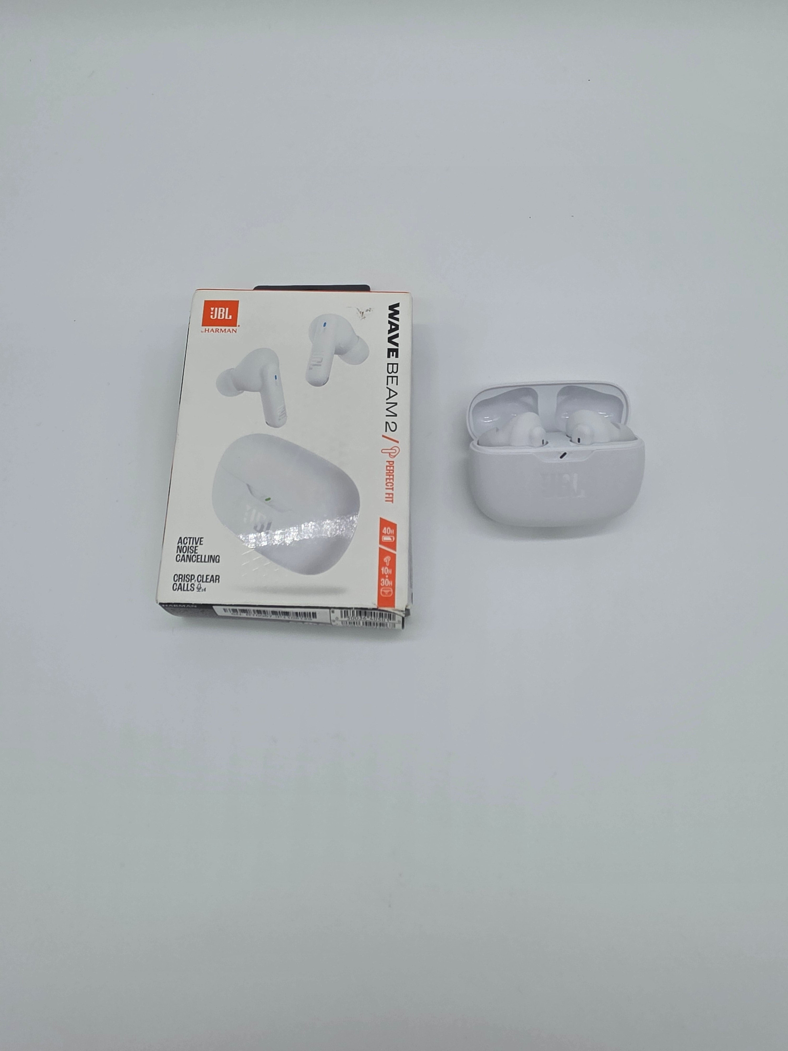 JBL Wave Beam 2 In-Ear Kopfhörer – ANC, Weiß