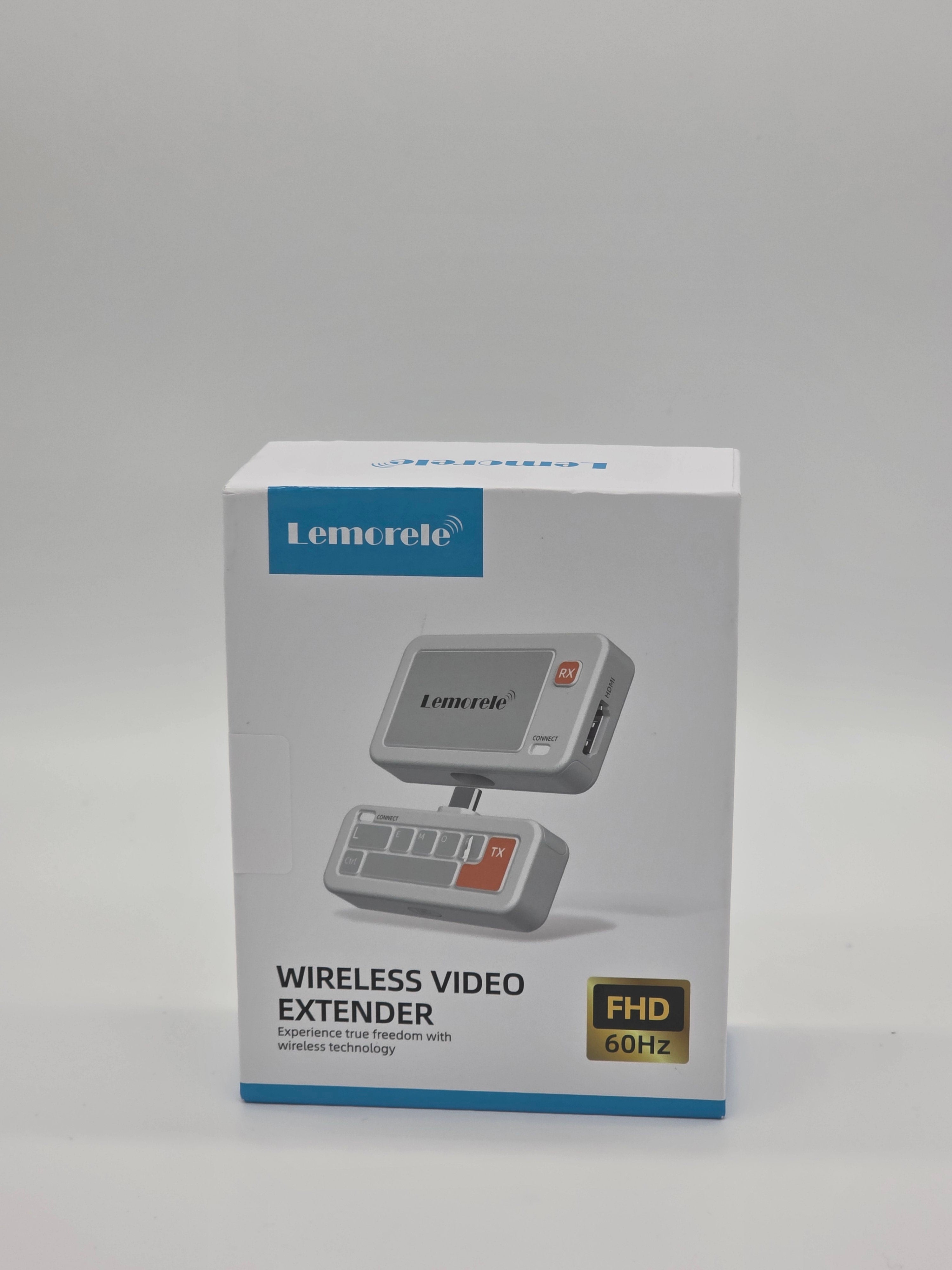 Lemorele HDMI-Sender & Empfänger kabellos, 50m, 1080p 60Hz, Plug-and-Play