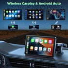 HOTPEAK 7" Autoradio – CarPlay, Android Auto & Rückkamera