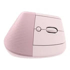 Logitech Lift Vertikale Ergonomische Maus – Kabellos, Leise, Rosa