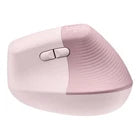 Logitech Lift Vertikale Ergonomische Maus – Kabellos, Leise, Rosa