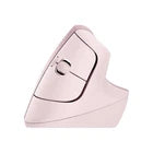 Logitech Lift Vertikale Ergonomische Maus – Kabellos, Leise, Rosa
