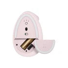 Logitech Lift Vertikale Ergonomische Maus – Kabellos, Leise, Rosa
