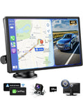 LAMTTO 9 Zoll Autoradio – Kabellos CarPlay & Android Auto GPS