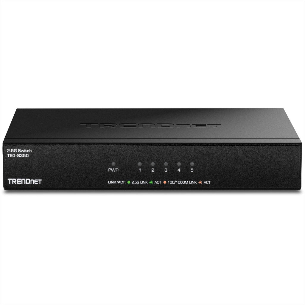 TRENDnet TEG-S350 5-Port 2,5G Switch – Schwarz V2.0R
