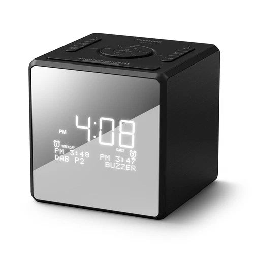Philips TAR4600 Radiowecker DAB/FM mit USB-C-Ladeanschluss