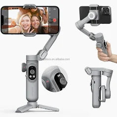 3-Achsen Gimbal Stabilisator mit LED & Face Tracking